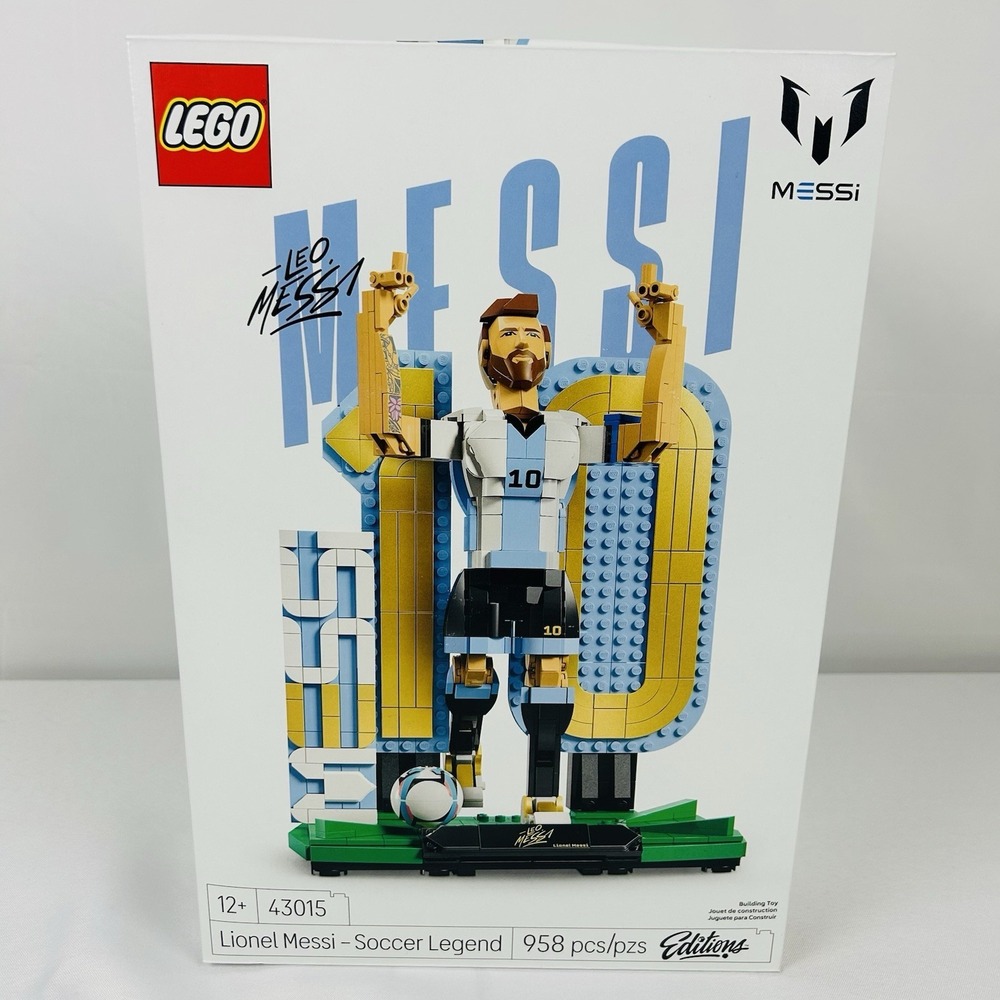 Lionel Messi Soccer Legend Lego 958pc Argentina World Cup Soccer Football
